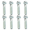 INDUSTRIAL INJECTION 412604 GM INJECTOR RETURN LINE BOLT KIT — 2001–2004 6.6L LB7 DURAMAX (SET OF 8)