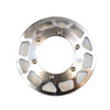 INDUSTRIAL INJECTION 24FC06 DODGE COMMON RAIL FAN PULLEY — 2003–2012 5.9L/6.7L CUMMINS — BILLET CLEAR ANODIZED