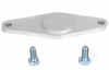 INDUSTRIAL INJECTION PDM-08208 DODGE FREEZE PLUG RETAINING PLATE — 1989–2002 CUMMINS 5.9L 12V/24V (REAR)