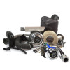 INDUSTRIAL INJECTION 22D402 DODGE COMPOUND TURBO KIT FOR 2007.5-2012 6.7L CUMMINS QUICK SPOOL