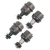 SYNERGY 4140-60 HD NON-KNURLED FRONT BALL JOINT SET DANA 30/44 2 UPPERS 2 LOWERS FOR JEEP TJ/LJ/XJ/YJ/ZJ