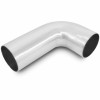 VIBRANT 12190 3.5Â BRUSHED ALUMINUM 90 DEGREE BEND UNIVERSAL - 3.5" O.D. TUBING