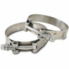 VIBRANT 2798 4" STAINLESS STEEL T-BOLT CLAMPS (PACK OF 2) FOR 4" CONNECTIONS - CLAMPING RANGE: 4.20"-4.60"