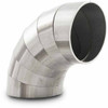 VIBRANT 13635 3.5" T304 STAINLESS STEEL PIE CUTS UNIVERSAL - 3.5" O.D. PIE CUTS (6 PIECE)