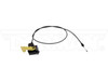 DORMAN 912-421 HOOD RELEASE CABLE - LATCH TO SAFETY CATCH (CABLE ONLY) (FRONT) (BUILT 2/19/06-6/19/07) 2007 FORD F-250/350/450/550