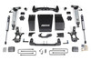 BDS SUSPENSION BDS717FDSC 6 INCH LIFT KIT FOX 2.5 COIL-OVER SILVERADO/SIERRA 1500 14-18 4WD LEAF SPRINGS CAST STEEL FOX 2.5 PERFORMANCE SHOCKS