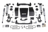 BDS SUSPENSION BDS712FDSC 4 INCH LIFT KIT FOX 2.5 COIL-OVER SILVERADO/SIERRA 1500 14-18 4WD BLOCK KIT CAST STEEL CONTROL ARM FOX 2.5 PERFORMANCE SHOCKS