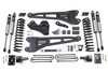 BDS SUSPENSION BDS1950FS 6 INCH LIFT KIT W/ RADIUS ARM FORD F250/F350 SUPER DUTY 05-07 4WD GAS 4 INCH BLOCK KIT WITH OVERLOAD FOX 2.0 PERFORMANCE