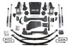 BDS SUSPENSION BDS190H 7 INCH LIFT KIT SILVERADO/SIERRA 2500HD/3500 01-10 4WD STANDARD KNUCKLE LEAF SPRINGS NX2 NITRO SHOCKS