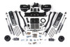 BDS SUSPENSION BDS1720H 4 INCH LIFT KIT W/ 4-LINK RAM 3500 W/ REAR AIR RIDE 19-24 4WD DIESEL 6 BOLT NX2 NITRO SHOCKS