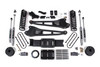 BDS SUSPENSION BDS1718H 4 INCH LIFT KIT W/ RADIUS ARM RAM 3500 W/ REAR AIR RIDE 19-24 4WD DIESEL 6 BOLT NX2 NITRO SHOCKS