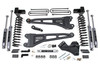 BDS SUSPENSION BDS1524FS 4 INCH LIFT KIT W/ RADIUS ARM FORD F250/F350 SUPER DUTY 17-19 4WD DIESEL 5 INCH BLOCK 3 LEAF MAIN FOX 2.0 PERFORMANCE SHOCKS