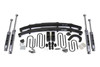 BDS SUSPENSION BDS128H 4 INCH LIFT KIT CHEVY/GMC 3/4 TON TRUCK/SUBURBAN 77-87 4WD LEAF SPRINGS W/NX2 NITRO SHOCKS