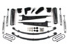BDS SUSPENSION BDS512H 6 INCH LIFT KIT W/ RADIUS ARM FORD F100/F150 80-96 4WD 6 INCH LEAF SPRINGS NX2 NITRO