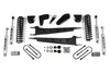 BDS SUSPENSION BDS502H 4 INCH LIFT KIT W/ RADIUS ARM FORD F100/F150 80-96 4WD 2 INCH BLOCK KIT NX2 NITRO