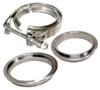 PPE 517325003 2.5 INCH V BAND CLAMP STAINLESS STEEL 3 PIECE SET 1C 1M 1F