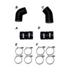 PPE 115910405 LLY 04.5-05 SILICONE AND CLAMP KIT BLACK PPE 115910405 LLY 04.5-05 SILICONE AND CLAMP KIT BLACK