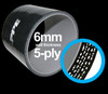 PPE 515353536 3.5 INCH X 36 INCH L 6MM 5-PLY SILICONE HOSE