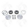 YUKON YHC50007 HARDCORE DRIVE FLANGE KIT FOR DANA 44 19 SPLINE OUTER STUBS ENGRAVED CAPS