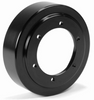 FLEECE FPE-34659-BLK BILLET ALUMINUM FAN DRIVE PULLEY BLACK ANODIZED FINISH