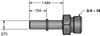 FLEECE FPE-34551-A 3/8 INCH QUICK CONNECT TO 3/4 INCH-16 O-RING (-8 AN)