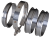 DIAMOND EYE QC400-6 4 INCH QUICK CONNECT COUPLERS 6 CNC MACHINED FLANGES AND 2 V-BAND CLAMP