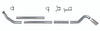 DIAMOND EYE K4212S-TDRP TURBO BACK EXHAUST SYSTEM FOR 94-02 DODGE 5.9 LITER 4 INCH MUFFLER REPLACEMENT PIPE SINGLE TURN DOWN 409 STAINLESS STEEL