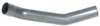 DIAMOND EYE 321052 EXHAUST PIPE 4 INCH 01-07.5 SILVERADO/SIERRA 2500/3500 SECOND SECTION PASS STEEL PERFORMANCE SERIES EXHAUST TAIL PIPE