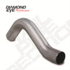 DIAMOND EYE 220102 EXHAUST PIPE 4 INCH 89-93 DODGE RAM 2500/3500 4X4 ONLY FIRST SECTION ONLY SINGLE PERFORMANCE SERIES EXHAUST TAIL PIPE