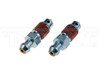 Dorman 12701 Quick Bleeders - Brake Bleeder Screws (3/8-24 X 1-3/16") 2000-2002 Dodge Ram 2500/3500 | 1981-1993 Dodge W250/350 | 1976-1997 Ford F-250/350 | 1999 Ford F-250