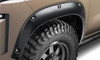BUSHWACKER 70911-02 BLACK POCKET/RIVET STYLE SMOOTH FINISH 4-PIECE FENDER FLARE SET FOR 22-26 NISSAN FRONTIER