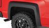 BUSHWACKER 41028-02 BLACK EXTENDAFENDER STYLE SMOOTH FINISH REAR FENDER FLARES FOR 2004-2012 CHEVROLET COLORADO/GMC CANYON