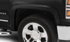 BUSHWACKER 40956-34 OE STYLE COLOR MATCHED BLACK 4-PIECE FENDER FLARE SET FOR 2016-2018 CHEVROLET SILVERADO 1500, 2017-2019 CHEVROLET SILVERADO 2500 HD/3500 HD (EXCLUDES DUALLY)