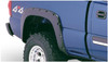 BUSHWACKER 40918-02 BLACK POCKET/RIVET STYLE SMOOTH FINISH 4-PIECE FENDER FLARE SET FOR 2003-2006 SILVERADO 1500, 1500 HD, 2500 HD, 3500 2007 SILVERADO CLASSIC MODELS EXCLUDES DUALLY