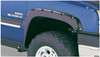 BUSHWACKER 40917-02 BLACK POCKET/RIVET STYLE SMOOTH FINISH 4-PIECE FENDER FLARE SET FOR 1999-2007 SILVERADO/SIERRA TRUCKS (CHECK APPLICATION GUIDE)