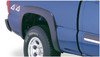 BUSHWACKER 40915-02 BLACK OE STYLE SMOOTH FINISH 4-PIECE FENDER FLARE SET FOR 2003-2007 CHEVROLET SILVERADO TRUCKS (CHECK APPLICATION GUIDE)