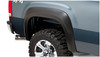 BUSHWACKER 40108-02 BLACK EXTENDAFENDER STYLE SMOOTH FINISH REAR FENDER FLARES FOR 2007-2013 GMC SIERRA 1500 2007-2014 SIERRA 2500 HD FITS 78.7/97.6 INCH BED