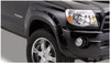 BUSHWACKER 31920-02 BLACK POCKET/RIVET STYLE SMOOTH FINISH 4-PIECE FENDER FLARE SET FOR 2005-2011 TOYOTA TACOMA W/73.5 INCH BED