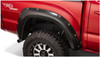 BUSHWACKER 31052-02 BLACK POCKET/RIVET STYLE SMOOTH FINISH REAR FENDER FLARES FOR 2005-2015 TOYOTA TACOMA