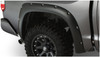 BUSHWACKER 30040-02 BLACK POCKET/RIVET STYLE SMOOTH FINISH REAR FENDER FLARES FOR 2014-2021 TOYOTA TUNDRA