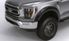 BUSHWACKER 28310-08 BLACK FORGE POCKET/RIVET TEXTURED FINISH 4-PC FENDER FLARE SET FOR 04-08 FORD F150 EXCLUDES STEPSIDE
