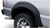 BUSHWACKER 22006-11 BLACK EXTENDAFENDER STYLE SMOOTH FINISH REAR FENDER FLARES FOR 1992-2014 FORD E-150, E-250 TO E-550 SUPER DUTY
