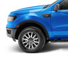 BUSHWACKER 20123-02 BLACK OE STYLE SMOOTH FINISH FRONT FENDER FLARES FOR 2019-2023 FORD RANGER
