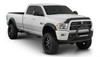 BUSHWACKER 20100-02 BLACK MAX COVERAGE POCKET/RIVET STYLE SMOOTH FINISH REAR FENDER FLARES FOR 2015-2020 FORD F150