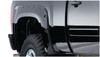 BUSHWACKER 20046-02 BLACK CUTOUT STYLE SMOOTH FINISH REAR FENDER FLARES FOR 1999-2010 FORD F250/F350 SUPER DUTY STYLESIDE (EXCLUDES DUALLY) FITS 98/98.6 INCH BED