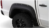 BUSHWACKER 171004-02 BLACK POCKET/RIVET STYLE SMOOTH FINISH REAR FENDER FLARES FOR 2017-2022 VOLKSWAGEN AMAROK FITS 61.2 INCH BED