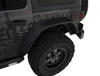 BUSHWACKER 10100-07 BLACK JEEP FLAT STYLE TEXTURED FINISH REAR FENDER FLARES FOR 2018 -2023 JEEP WRANGLER JL (EXCLUDES RUBICON)