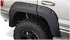 BUSHWACKER 10072-07 BLACK JEEP CUTOUT STYLE TEXTURED FINISH REAR FENDER FLARES FOR 1999-2004 JEEP GRAND CHEROKEE