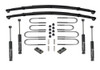 SUPERLIFT K434 2.5 INCH LIFT KIT 1973-1991 CHEVY K20 AND GMC K25 SUBURBAN OR 1973-1988 3/4 TON SOLID AXLE PICKUP 4WD REAR BLOCK KIT WITH SHOCKS