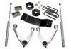 SUPERLIFT 3700B 3.5 INCH LIFT KIT 2007-2016 CHEVY SILVERADO AND GMC SIERRA 4WD WITH CAST STEEL CONTROL ARMS WITH BILSTEIN REAR SHOCKS